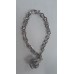Pulseira Coroa Prateada em Aço Pulseira Coroa Prateada em Aço