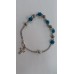 Pulseira Rosas em Azul 